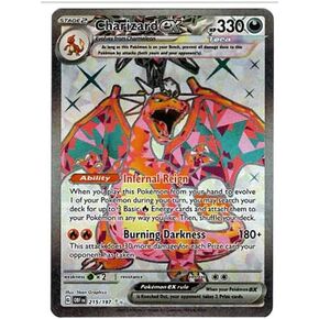 Pokemon - Charizard ex 215/197 - Obsidian Flames - Ultra Rare - Full Art