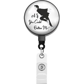 BEKECH Fantasy Love TV Show Inspired Retractable Badge Holder As If You Could Outrun Me Fans Gifts Edward's Gifts