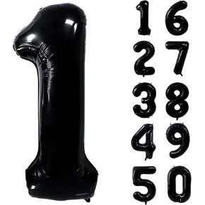 40 بوصة برتقالية رقم بالون بالون باطات هيليوم عملاقة للبالونات الهيليوم لزخارف حفلة عيد الميلاد الأولى in Kuwait