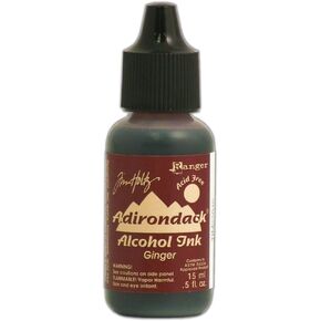 Tim Holtz-Ranger AAIS-22046 Ranger 1/2 Ounce Adirondack Alcohol Ink Singles, Ginger