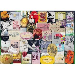 Ravensburger Wine Labels 1000 Piece Jigsaw Puzzle for Adults - 12000547 - Handcrafted Tooling, Made in Germany, Every Piece Fits Together Perfectly