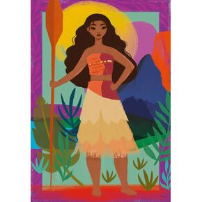 Ravensburger Disney Puzzle Moment - Moana 300 Piece Jigsaw Puzzle | Vibrant Oceanic Artwork | Perfect Starter Puzzle | FSC-Certified Materials