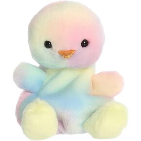 Aurora® Adorable Palm Pals™ Aura Rainbow Chick Stuffed Animal - Pocket-Sized Play - Collectable Fun - 5 Inches