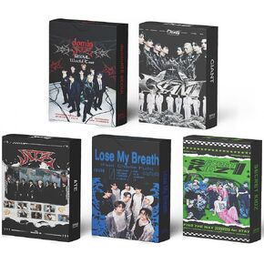 5 Pack/275 Pcs Stray Kids New Lomo Card Photocards Greeting Card with Postcards Box