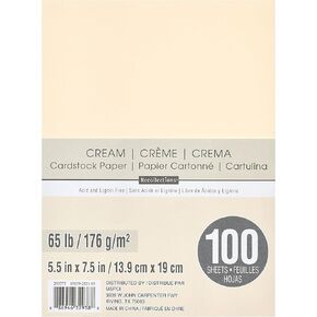 1,200 Sheets White 5.5" x 7.5" Cardstock Paper by Recollections - Acid and Lignin Free Paper for Scrapbooks, Arts & Crafts - Bulk Pack