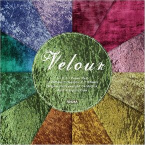 Scrapbook Paper Pad 6x6, Plant Flower Pattern Single Sided Cardstock, 24 Sheets 160 gsm Acid-free Decorative Craft Paper for DIY Photo Album Background Scrapbooking Supplies Kit, 12 Designs