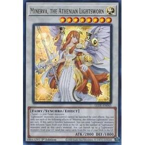 YU-GI-OH! Minerva, The Athenian Lightsworn - LEDE-EN043 - Ultra Rare - 1st Edition