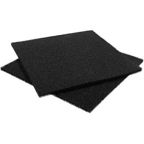 2 Pack Aquarium Sponge Filter, 40 PPI Fish Tank Filter Sponge Foam Pad Bio Floss Replacement Aquarium Leveling Mat Supplies Cut-to-Size Foam for Fish Tank Ponds (9" x 9" x 0.5")