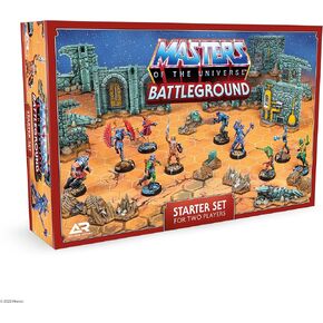 Masters of The Universe Battleground Starter Set - 2-Player Tabletop RPG Board Game - Includes 10 Miniatures of Real Motu Characters Like He-Man and Skeletor - Ages 14 Years + - from Archon Studio