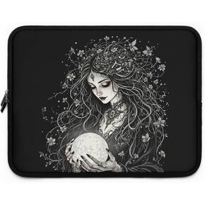 Enchanted Vision - Gothic Laptop Sleeve - A Witchy Alternative Laptop Case Ideal for Travel, Work and Play (13 Inch)