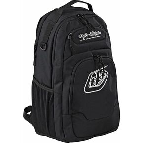 Troy Lee Designs Albek Whitebridge Lightweight Universal Gear Work Laptop Backpack. 19.6 inch Length. Black