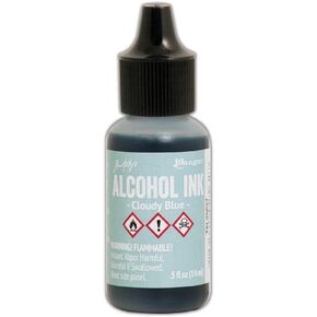 Ranger Ink Tim Holtz Adirondack Alcohol Ink Lights Singles: Cloudy Blue