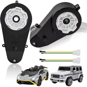 2 Pcs Kids Ride On Car Gearbox 555 24V Motor 40000RPM Electric Motor with Gear Box High Speed RS555 DC Motor Match Children Ride On Toys Accessories