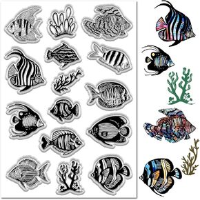 CRASPIRE Clear Stamps Planets Outer Space Universe Galaxy Silicone Stamp Retro Background Transparent Rubber Stamp Seals for Scrapbooking Journaling Album Photo Handmade Card Making DIY Crafts