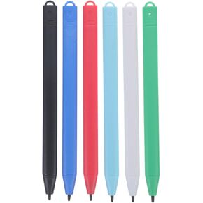 HOMSFOU 6 Pcs LCD Paint Pen Tablet Writing Pin Led Drawing Board Pens Stylus Replacement Drawing Pen for Tablet Drawing