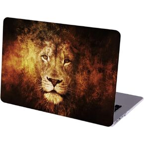 Case Compatible with MacBook Air 13 inch Retina Display with Touch ID, Hard Protective Shell with Keyboard Cover (M1 A2337 A2179 A1932, 2018 2019 2020 Release) - Lion Muzzle-2