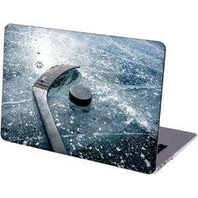 Compatible with MacBook Air 13 inch Retina Display with Touch ID, Hard Protective Shell with Keyboard Cover (M1 A2337 A2179 A1932, 2018 2019 2020 Release) - Ice Hockey-02