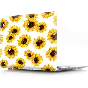 IVY Flower [Sunflower] Case for MacBook Air 15 inch with M2 A2941 Hard Shell Case with Keyboard Cover