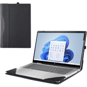 Laptop Cover Case for 17.3 inch Hp Laptop 17s-cu 17-cn cp&Hp Envy 17t / Hp 470 G8 G9 Protective Sleeve Bag PU Leather Case (Black)