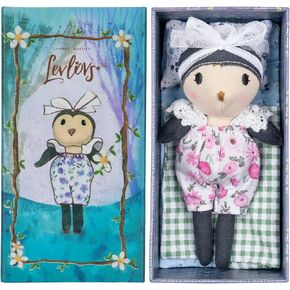 LEVLOVS Mouse in a Box Toy Baby Registry Animal Doll (Owl)