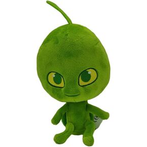 BANDAI Miraculous Kwami Wayzz Plush Toy from Tales of Ladybug and Cat Noir | 15cm Wayzz Soft Toy | Super Soft and Cuddly Toys Bring Their Favourite TV Show to Life