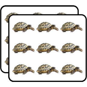 Turtle Shaped (Tortoise Animal Cute Shell Reptile) Sticker for Scrapbooking, Calendars, Arts, Album, Bullet Journals 2" 18 Pack