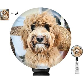 Pet Badge Reel - Personalized Dog & Cat Photo Badge Reel