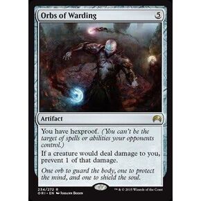 Wizards of the Coast Magic: The Gathering Orbs of Warding - Magic Origins Artifact Card (1)