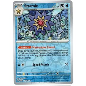 Pokemon - Starmie 121/165 - Pokemon 151 - Reverse Foil - Single Card