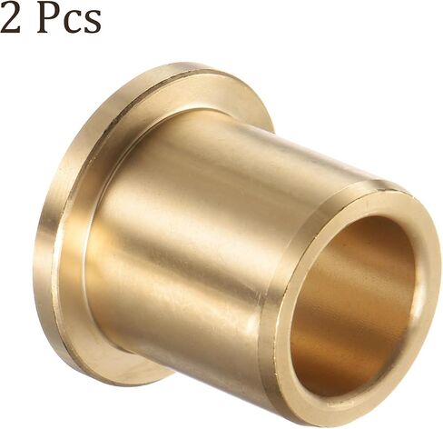 2pcs Bronze Flange Bearing Sleeve [10mm Bore x 14 OD x 20mm Flange Thickness] Self-Lubricating Bushings in Saudi Arabia