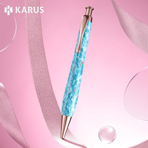 KARUS Gift Pen Set, Sustainable Refillable Ballpoint Pens with Black Ink, Stylish, Smooth Writing Pens for Women, Men, Office, Journaling, School, Thoughtful Gifting in Saudi Arabia