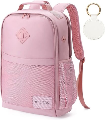 ECOHUB Travel Backpack for Women Men, 17.3" Laptop Backpack with Hat Clip Water-Resistant Carry On Casual Daypack Lightweight Personal Item Bag with USB Charging Port for Business Travel School, Black in Saudi Arabia