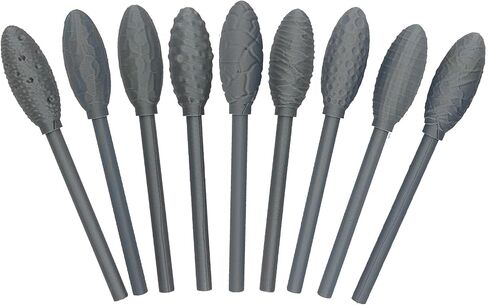 Texture Roller for Clay, 9pcs Texture Tool Set for Art Projects, Oval DIY Decorative Art Pattern Paint Roller for Clay and Pottery, Premium Pottery Sculpture Tool in Saudi Arabia