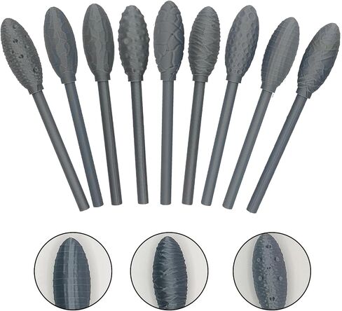 Texture Roller for Clay, 9pcs Texture Tool Set for Art Projects, Oval DIY Decorative Art Pattern Paint Roller for Clay and Pottery, Premium Pottery Sculpture Tool in Saudi Arabia