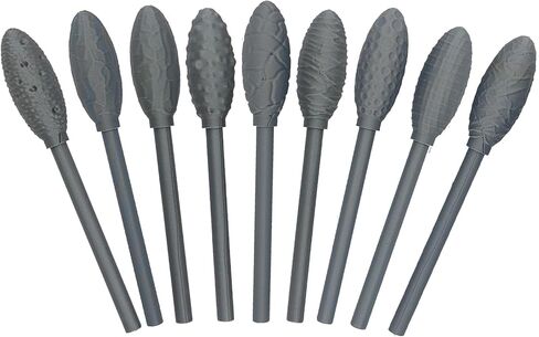 Texture Roller for Clay, 9pcs Texture Tool Set for Art Projects, Oval DIY Decorative Art Pattern Paint Roller for Clay and Pottery, Premium Pottery Sculpture Tool in Saudi Arabia