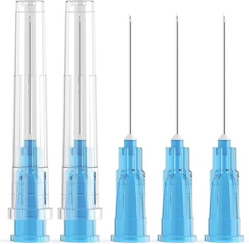 25 Ga 1 Inch 25mm Luer Lock Industrial Dispensing Accessories Supplies, Pack of 100, Individually Packaged in Saudi Arabia