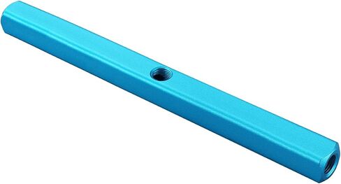 Baomain Manifold Block Pneumatic 5 Way 8 Port 1/4" PT Threaded Ports Quick Connect Air Hose Inline in Saudi Arabia