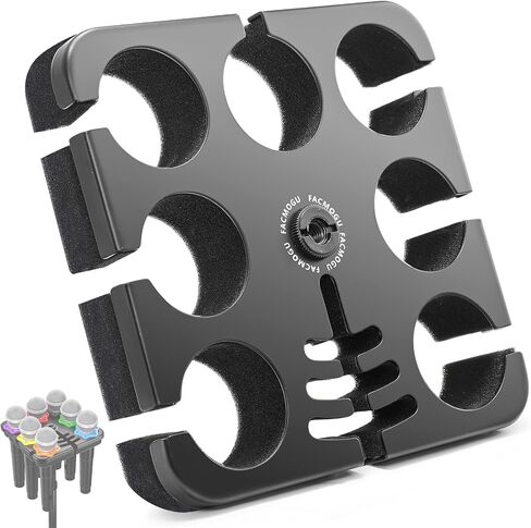 حامل ميكروفون متعدد من Facmogu، حامل ميكروفون متعدد من الألومنيوم يحمل ما يصل إلى 6 ميكروفونات، حامل ميكروفون سلكي ولاسلكي للحامل، حامل ميكروفون متعدد للمنظم والعرض، مع محول ملولب 3/8 بوصة - 16 in Kuwait