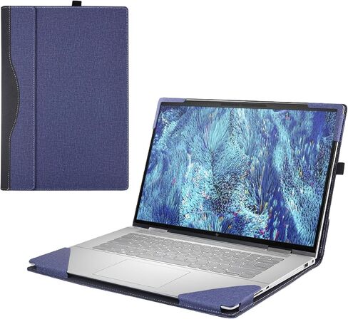 Laptop Cover for HP Zbook Firefly 16 Inch G11&for HP Zbook Firefly 16 Inch G10& for HP Zbook Firefly 16 Inch G9.2-in-1 Detachable PU Leather Notebook Sleeve (Blue) in Kuwait