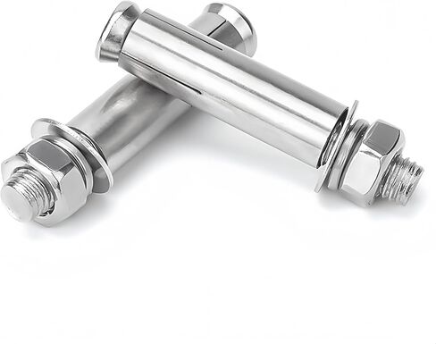 M10 x 80 mm External Hex Expansion Bolts Screws Sleeve Anchors, 304 Stainless Steel, 4Pcs in Saudi Arabia