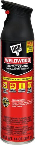 DAP Products Weldwood Contact Cement Spray، شفاف، 14 أونصة (00120) in Kuwait