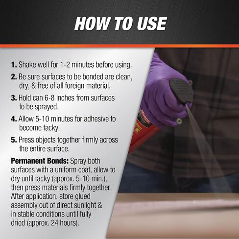 DAP Products Weldwood Contact Cement Spray، شفاف، 14 أونصة (00120) in Kuwait