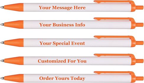RevMark Personalized Ballpoint Pen, Custom Printed Name, Business or Event Information, Timeless Advertising, USA Made Pens, Promotional Marketing, Smooth Black Ink, Bulk Pack (Green,50 Ct.) in Kuwait