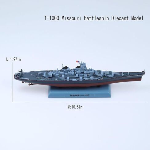 vdakyurm 1:1000 USS Lowa BB-61 Battleship Moldel Diecast Warship Models for Collections and Gift in Saudi Arabia