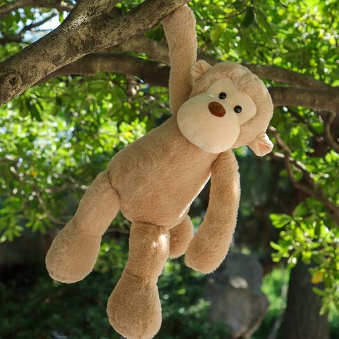 Apricot Lamb Toys Plush Light Brown Monkey Stuffed Animal Soft Cuddly Perfect for Child （Light Brown Monkey,9 Inches） in Saudi Arabia