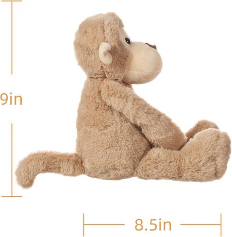 Apricot Lamb Toys Plush Light Brown Monkey Stuffed Animal Soft Cuddly Perfect for Child （Light Brown Monkey,9 Inches） in Saudi Arabia