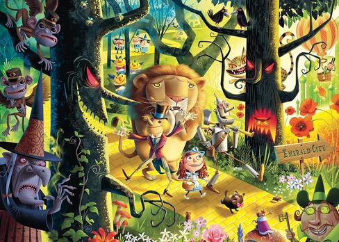 Ravensburger Dean Macadam Lions & Tigers & Bears Oh My!1000 Piece Jigsaw Puzzle for Adults - 12000513 - Handcrafted Tooling, Made in Germany, Every Piece Fits Together Perfectly in Saudi Arabia