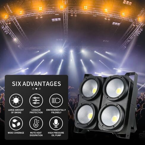 200w Led Blinder Stage Lights Blinder COB Led Light Blinder Lights Dmx2 for Live Show Party Wedding Photostudio Theater in Saudi Arabia