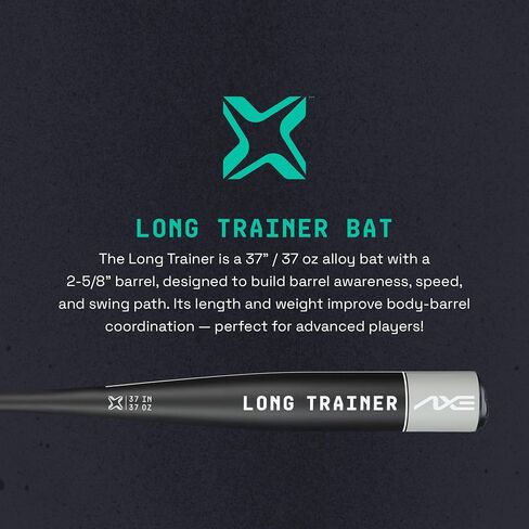 الفأس | مدرب طويل | مضرب تدريب البيسبول وبرنامج بواسطة Driveline Baseball | 37 بوصة/37 أونصة in Saudi Arabia