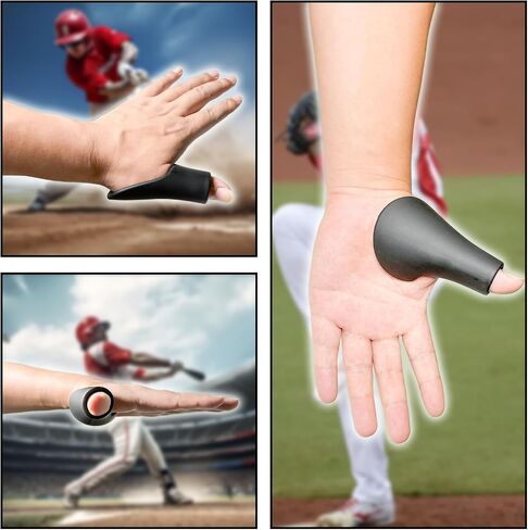 Catcher's Thumb Shield Baseball Thumb Guard for Baseball & Softball Catchers Thumb Protector for Baseball Catcher Gear Training Aid Catcher Accessories Reduce Sting-Red in Saudi Arabia